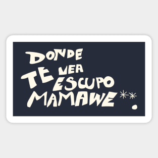 Donde te vea Sticker